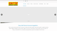 Desktop Screenshot of gencaktifsurucukursu.com