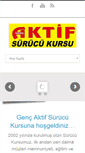 Mobile Screenshot of gencaktifsurucukursu.com